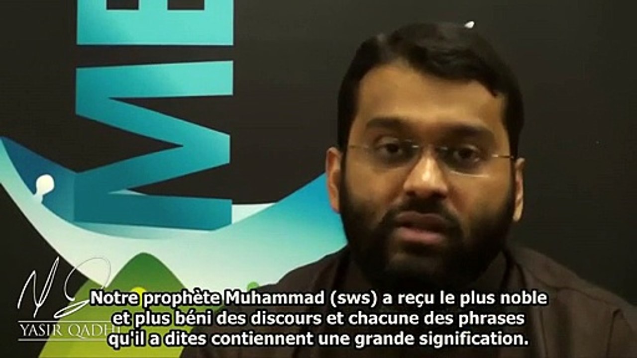 Sagesse Prophétique Profitez de cinq choses Avant cinq autres Sous Titré Français