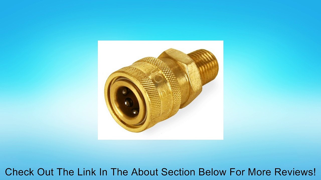 Pressure Washer 1/4" NPT-M Quick Coupler 5000 PSI (4) Review