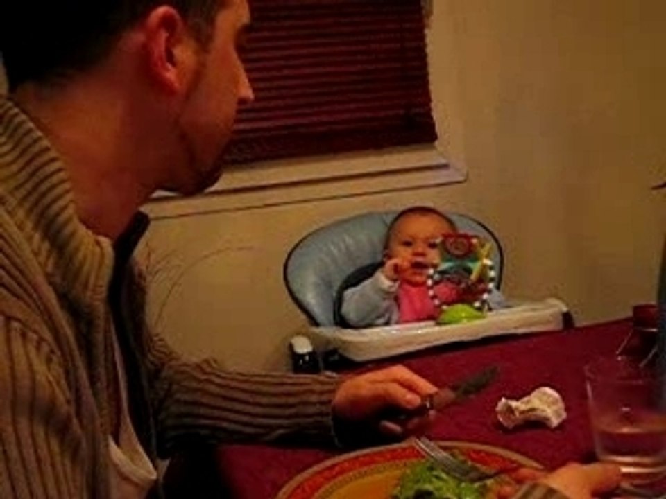papa imperturbable !