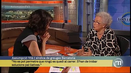 TV3 - Els Matins - Assumpció Vilà: "Les necessitats han arribat a famílies que no estaven acostu