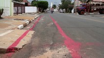 Pintura de ciclovia provoca indignação em Santo Antônio de Posse