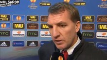 Liverpool vs Besiktas 1 - 0 - Brendan Rodgers post-match interview