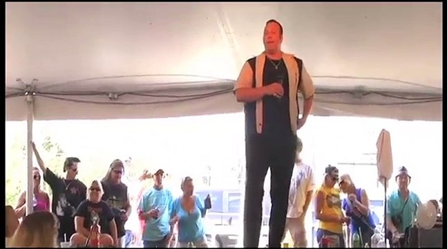 Scott Michael sings Sweet Caroline at Elvis Week 2012 in Memphis video