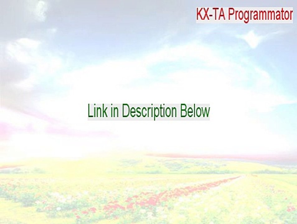 KX-TA Programmator Full [Legit Download 2015]