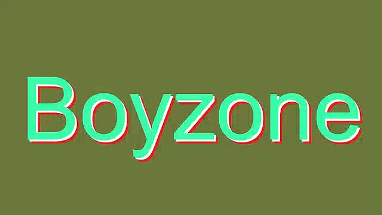 How to Pronounce Boyzone
