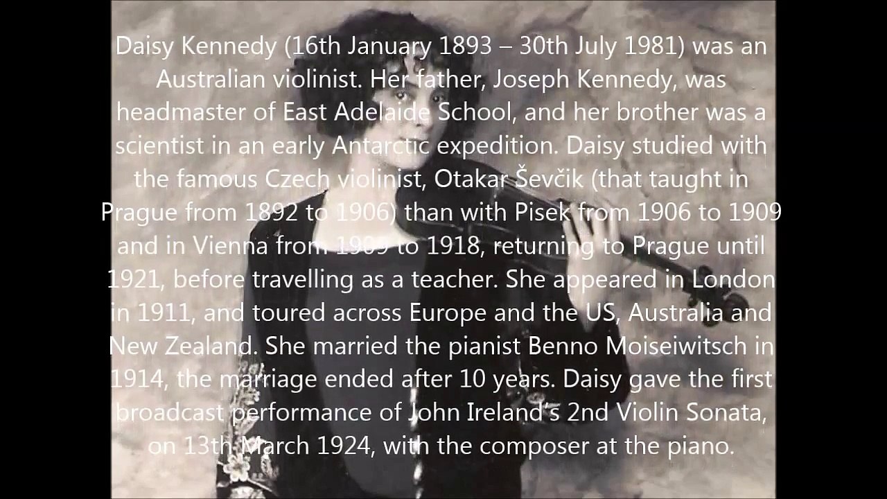 BRAHMS/JOACHIM Hungarian Dance No.2 - D.Kennedy, 1925 *remaster* [HQ]