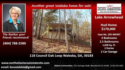 Lake Arrowhead Hud Home for Sale Waleska GA