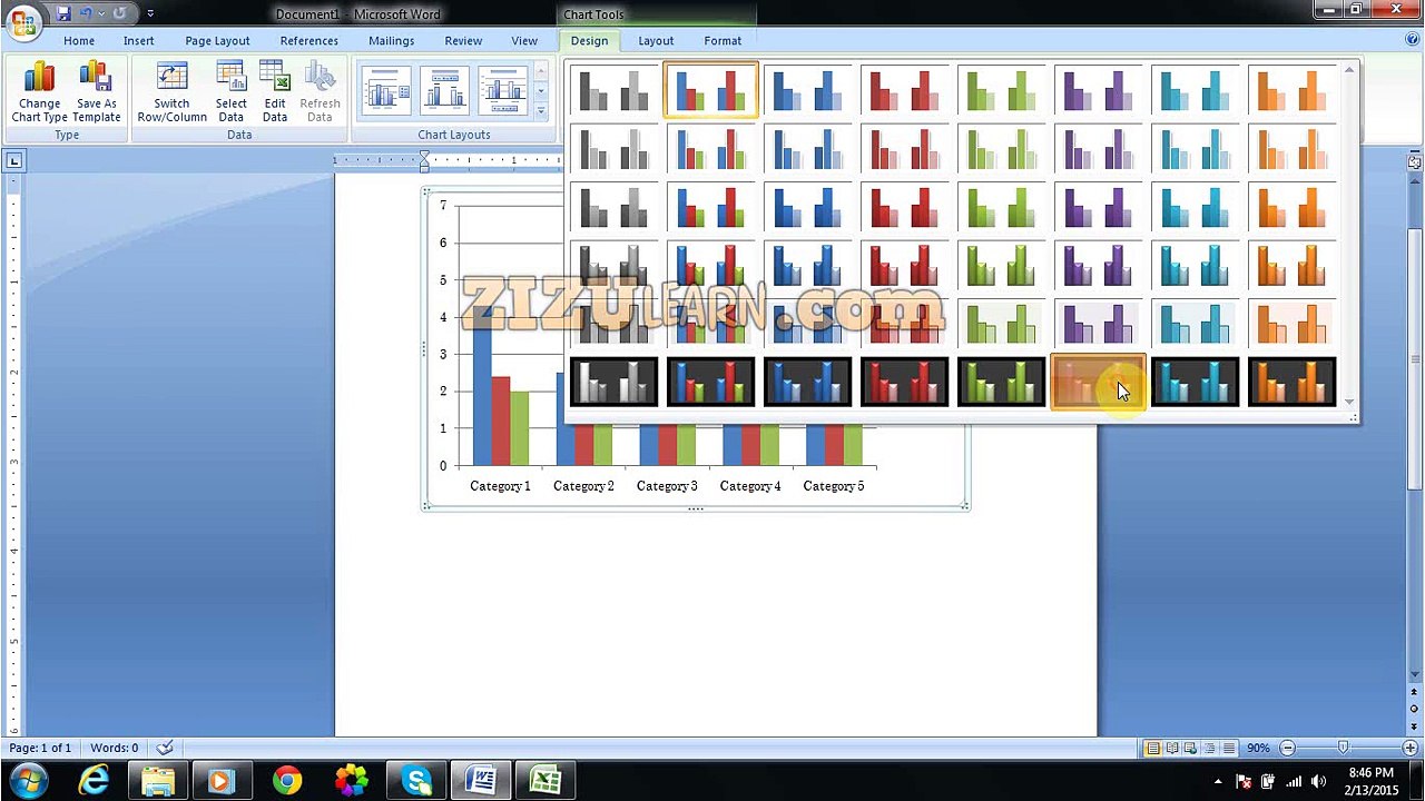 Charts Formatting in Microsoft Word in URDU- [Free]
