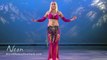 Belly Dance How to  Pelvic Diamond   Hips Square Move - Belly Dancing - with Neon