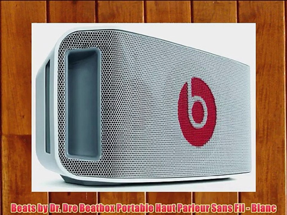 Beats by Dr. Dre Beatbox Portable Haut Parleur Sans Fil - Blanc