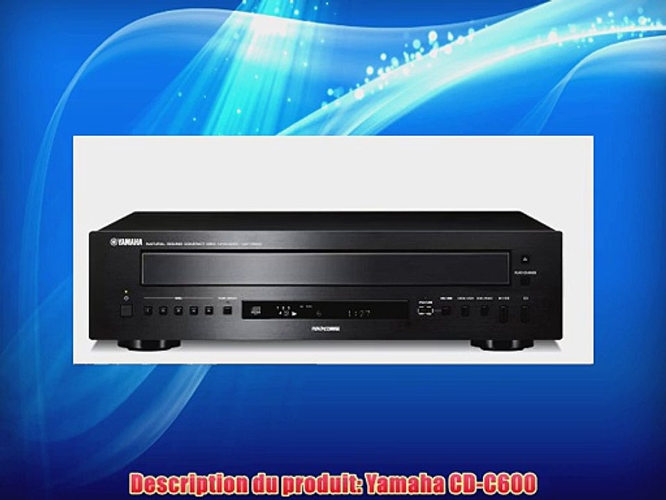 Yamaha CD-C600 Lecteur CD changeur 5 disques USB Noir