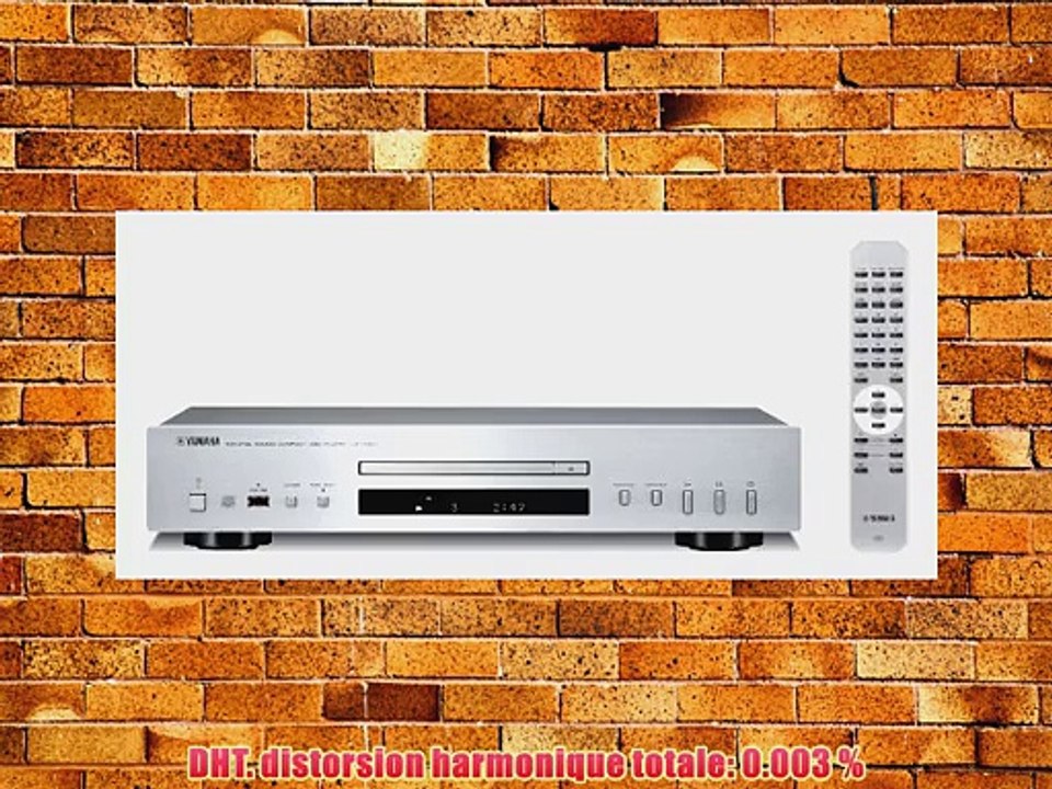 Yamaha CD-S300 Lecteur CD mp3 wma USB Argent