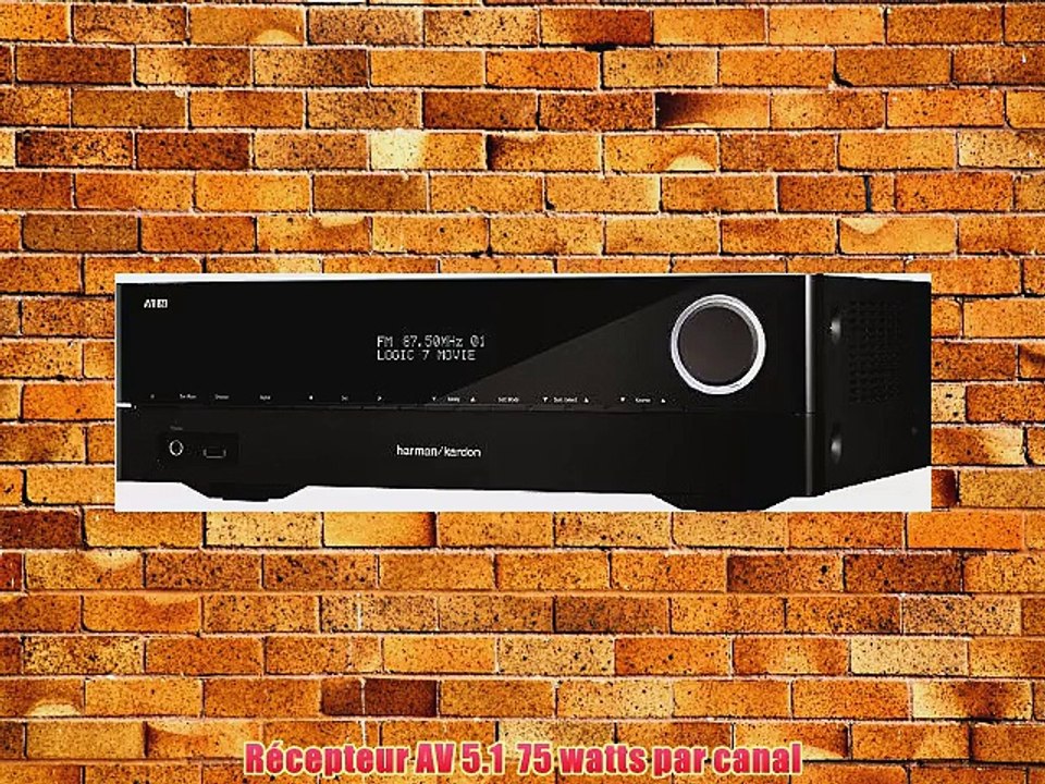 Harman-Kardon AVR 151 75 W Amplificateur Audio Vid?o 5.1 - Noir