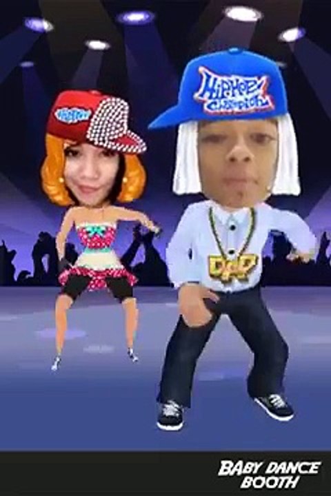 couple funny dance (baby dance booth) _