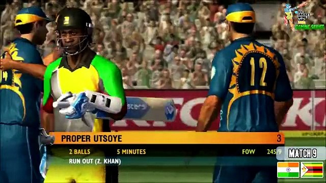 ICC Cricket World Cup 2015 (Gaming Series) - Pool A Match 9 Zimbabwe v India(1)