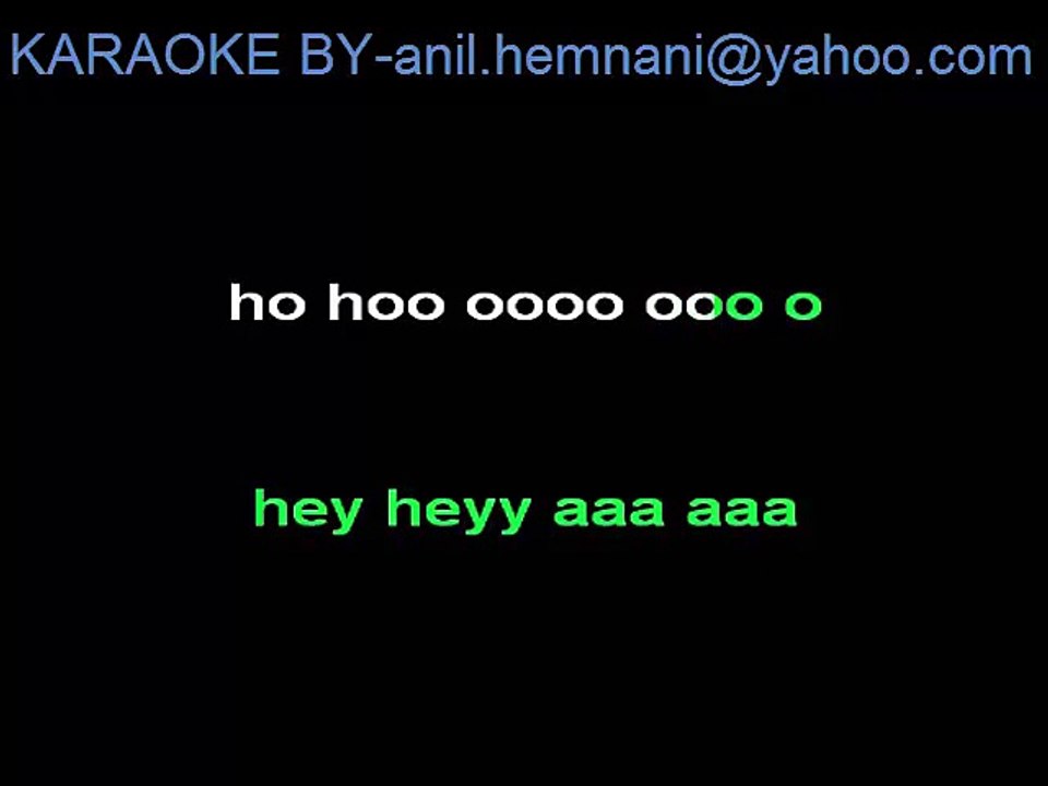 KITNA HASEEN CHEHRA KITNI PYARI AANKHEN KARAOKE-KUMAR SANU-DILWALE