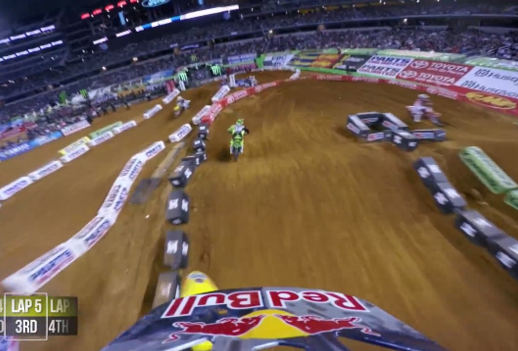 GOPRO: Ken Roczen at the 2015 Monster Energy Supercross