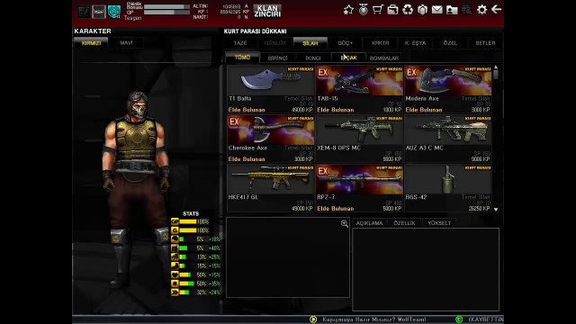 Cherokee Axe Tanıtımı - Wolfteam Joygame