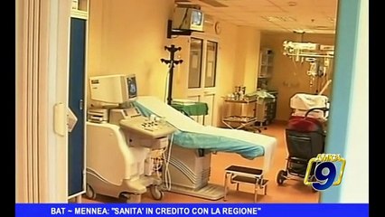 BAT | Mennea: "Sanità in credito con la Regione"