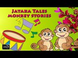 Jataka Tales - Monkey Stories - The Drums - Short Moral Stories For Children - Cartoons