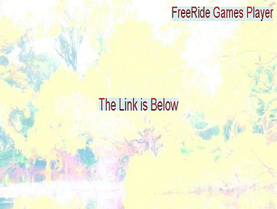FreeRide Games Player Serial - free ride games player spyware (2015)