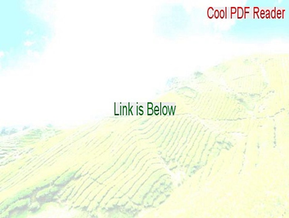 Cool PDF Reader Serial - Free Download [2015]