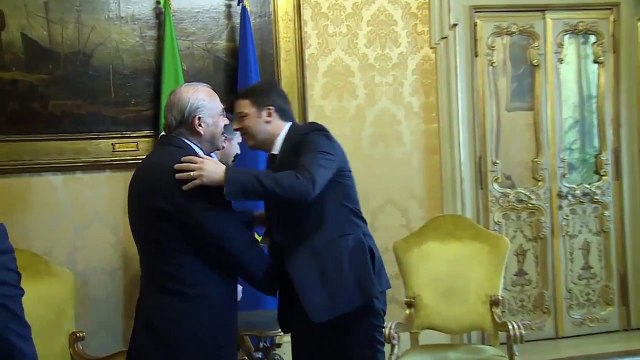 Roma - Renzi incontra Angel Gurría (19.02.15)