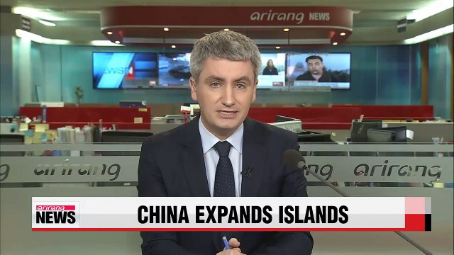 China's structures in disputed South China Sea waters taking shape