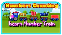 Learn Number Train learning Numbers for kids | Numbers Counting 61 To 80