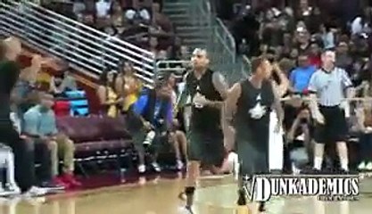 chris brown gets buckets  dunks dancing