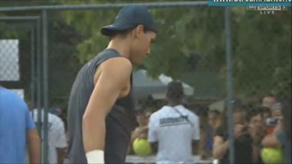 Rafael Nadal's practice at Rio Open. 17 Feb 2015.