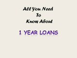 Handle Your Unwanted Financial Issues with 1 Year Loans