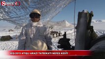 Kış-2015 Atışlı Arazi Tatbikatı nefes kesti