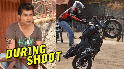 Biker's Adda - Unseen Pictures During Shoot - Santosh Juvekar, Prarthana Behere - Marathi Movie