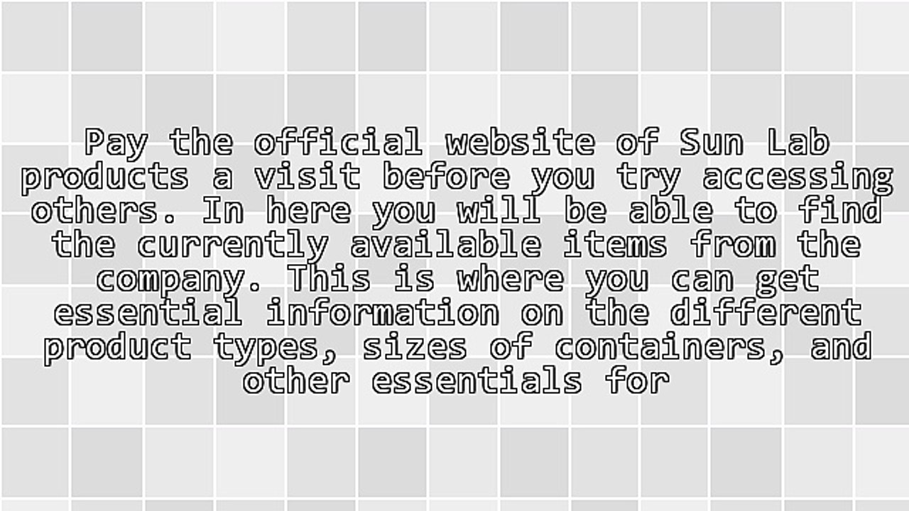 Looking At Online Reviews Of The Different Sun Lab Products