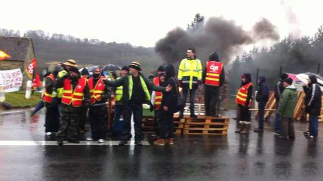 Les manifestations des salariés des abattoirs AIM
