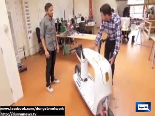 Marvels of technology brings foldable scooter