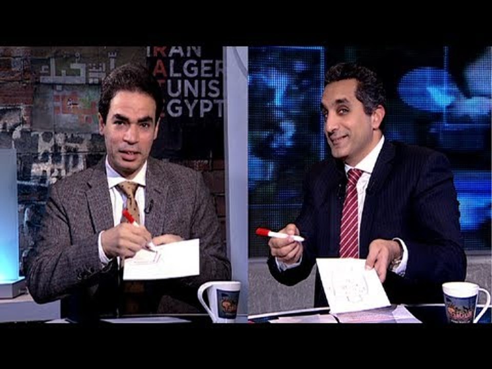 الإعلامي أحمد المسلماني في البرنامج؟ مع باسم يوسف