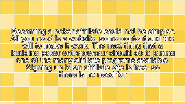 Poker Affiliates: How To Build An Online Poker Affiliate Empire