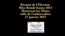 Résumé de l'élection Miss Ronde France 2015
