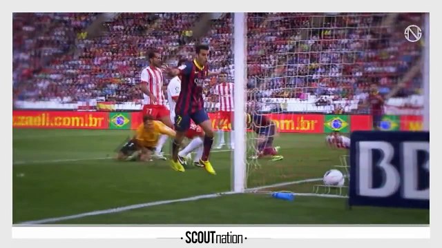 CESC FABREGAS Goals, Skills, Assists Barcelona 2013 2014 HD