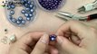 PandaHall Jewelry Making Tutorial Video--How to Bead a Purple Pearl Lace Necklace for Brides