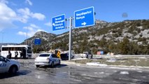 Akseki-Seydişehir Karayolunda Ulaşım Sağlanamıyor