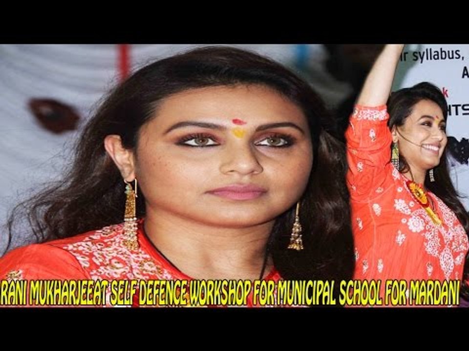 Rani Mukherjee Promotes Mardaani @ School !!