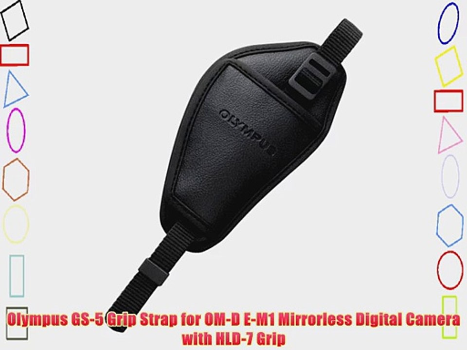 Olympus GS-5 Grip Strap for OM-D E-M1 Mirrorless Digital Camera with HLD-7 Grip