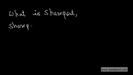 Tutorial 1 - What is sharepoint 2010