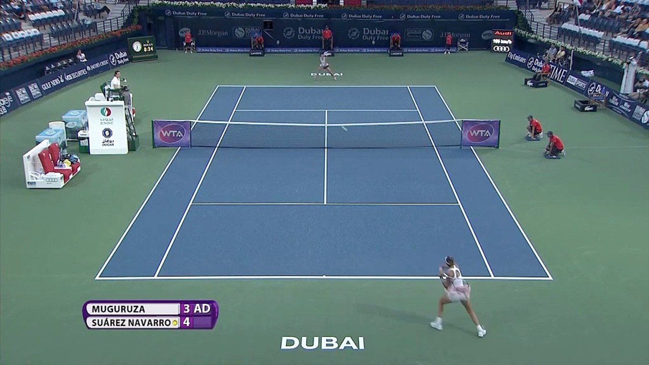Dubai: Muguruza gewinnt spanisches Duell