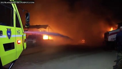 Así fue la explosión en el llenadero de gas de Puerto Ordaz