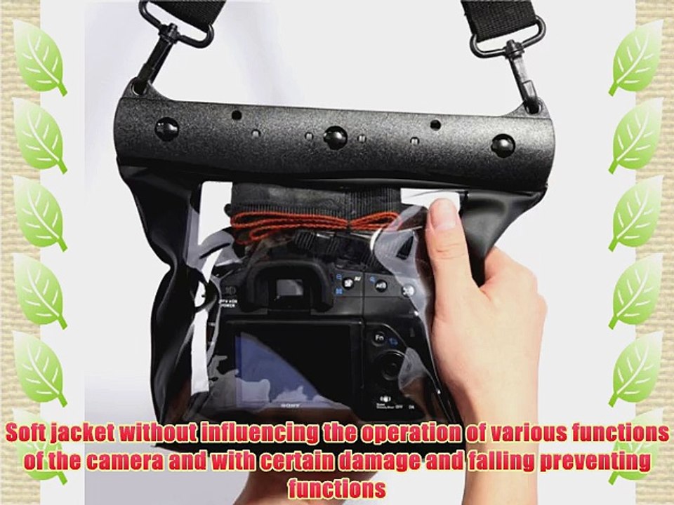 Tteoobl Black Waterproof Bag Pouch Case Cover for SLR DSLR Camera Canon 600D 40D 60D 7D 5D