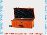 HPRC 2550WF Wheeled Hard Case with Foam (Orange)